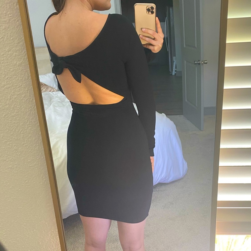 Express Long Sleeve Bodycon Dress